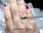 Vintage Stacking Triple Breastmilk Ring (S925)