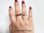18K Gold Classic Round Breastmilk Ring