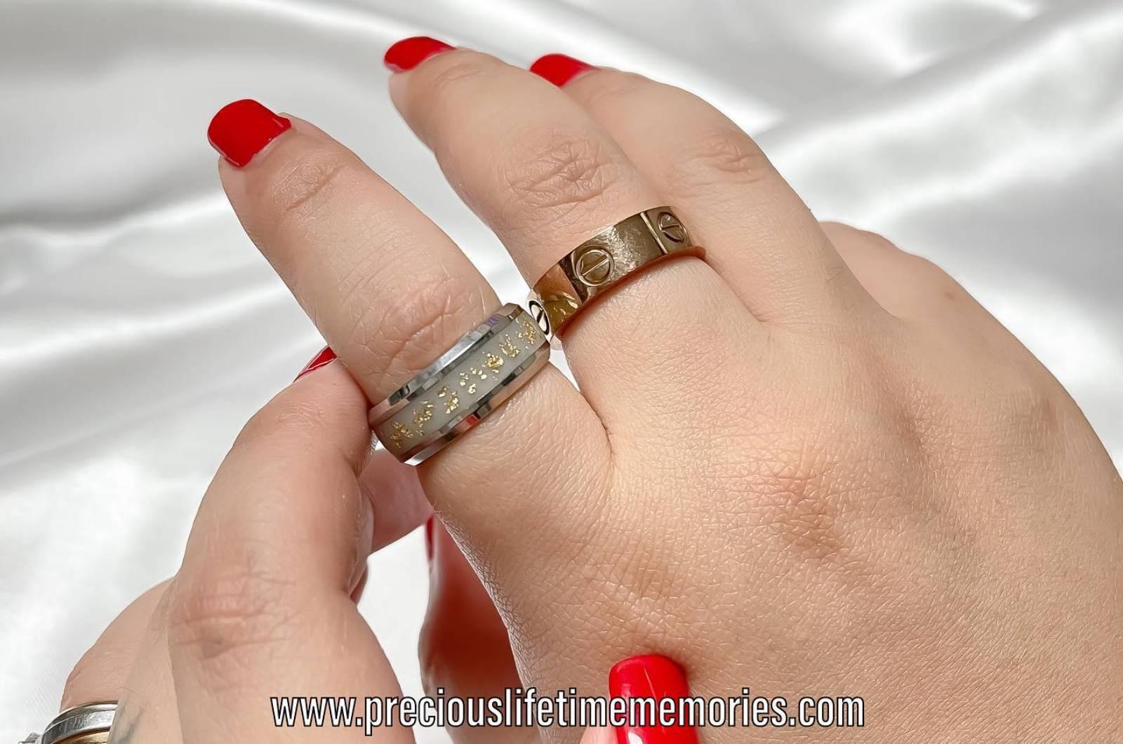 Stainless Steel Breastmilk Foil Ring