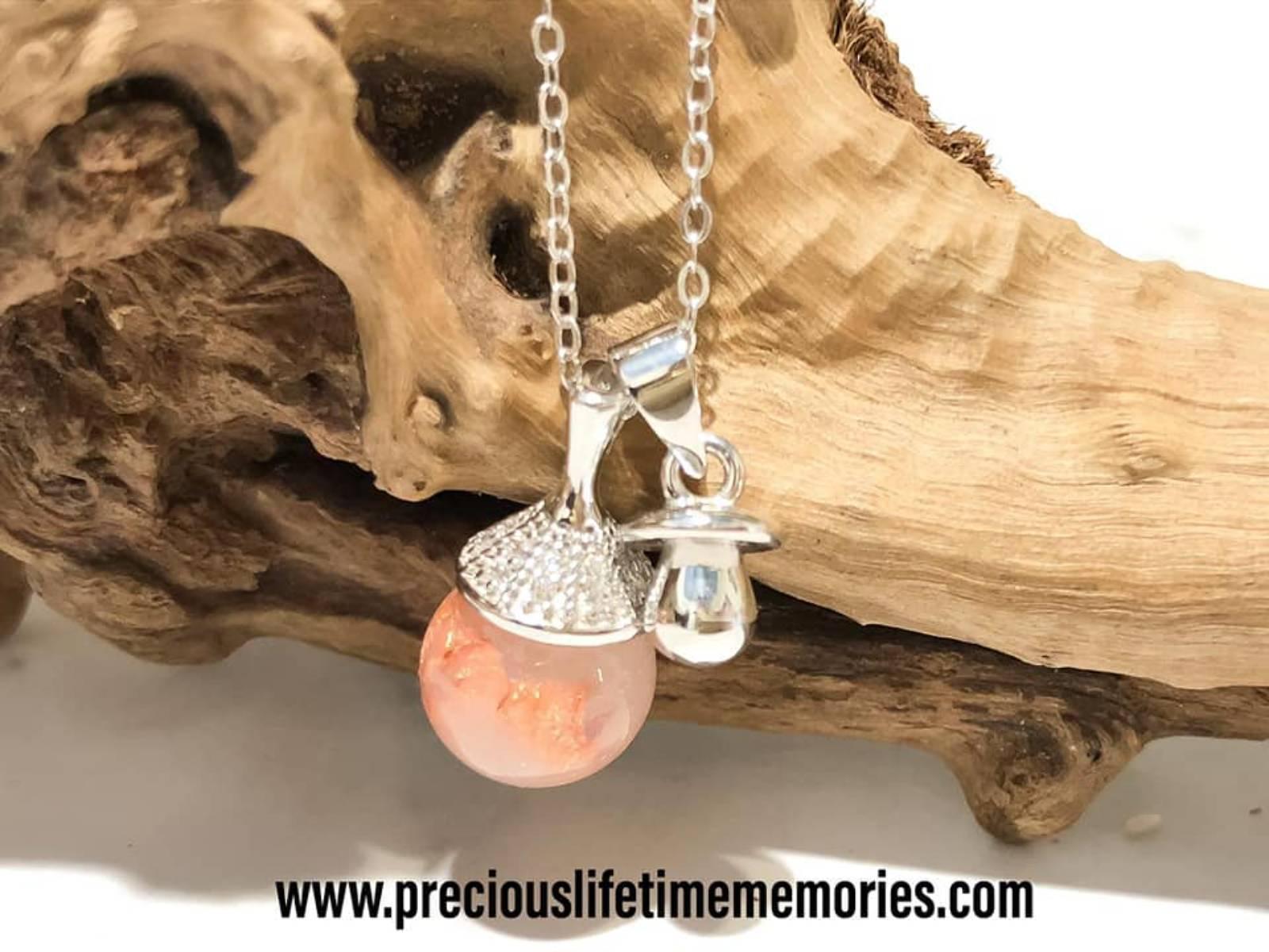 Pacifier Pearl Breastmilk Necklace (S925)