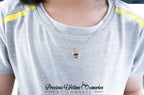 Galaxy Heart Resin Birthstone Breastmilk Necklace (S925)