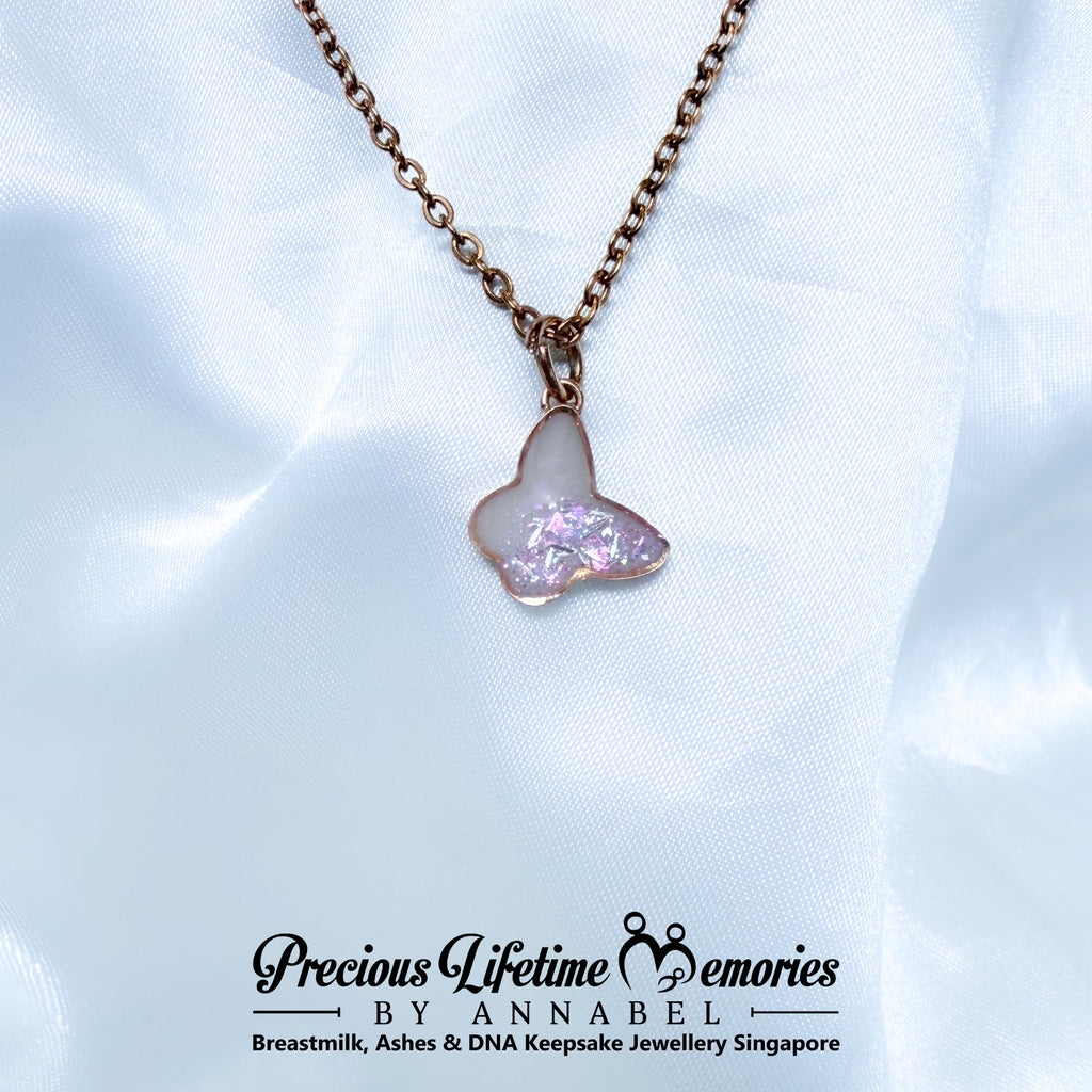 Milk Rose Guardian Wing Pendant/Charm
