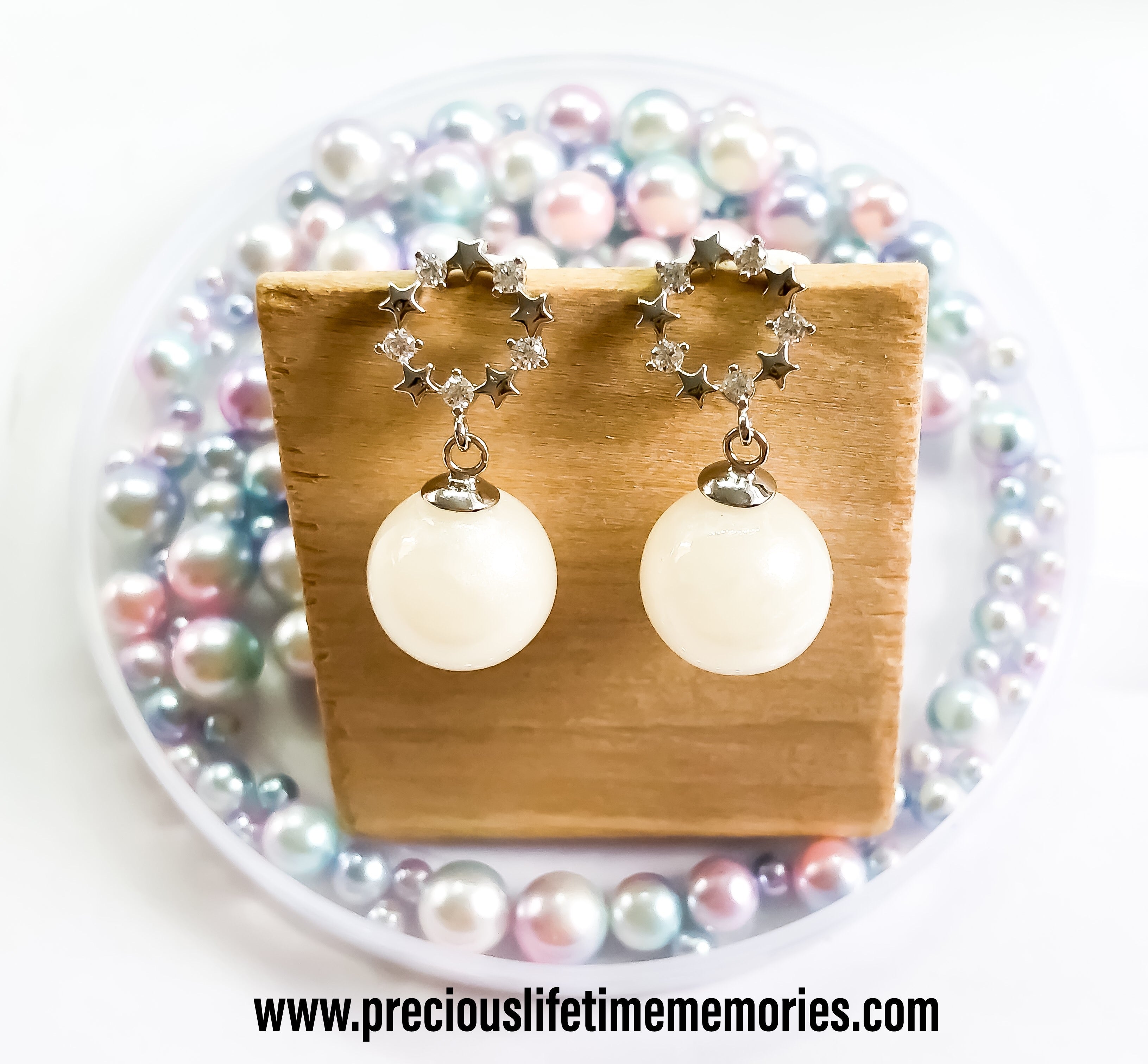 Guiding Star Breastmilk Dangling Earring (S925)