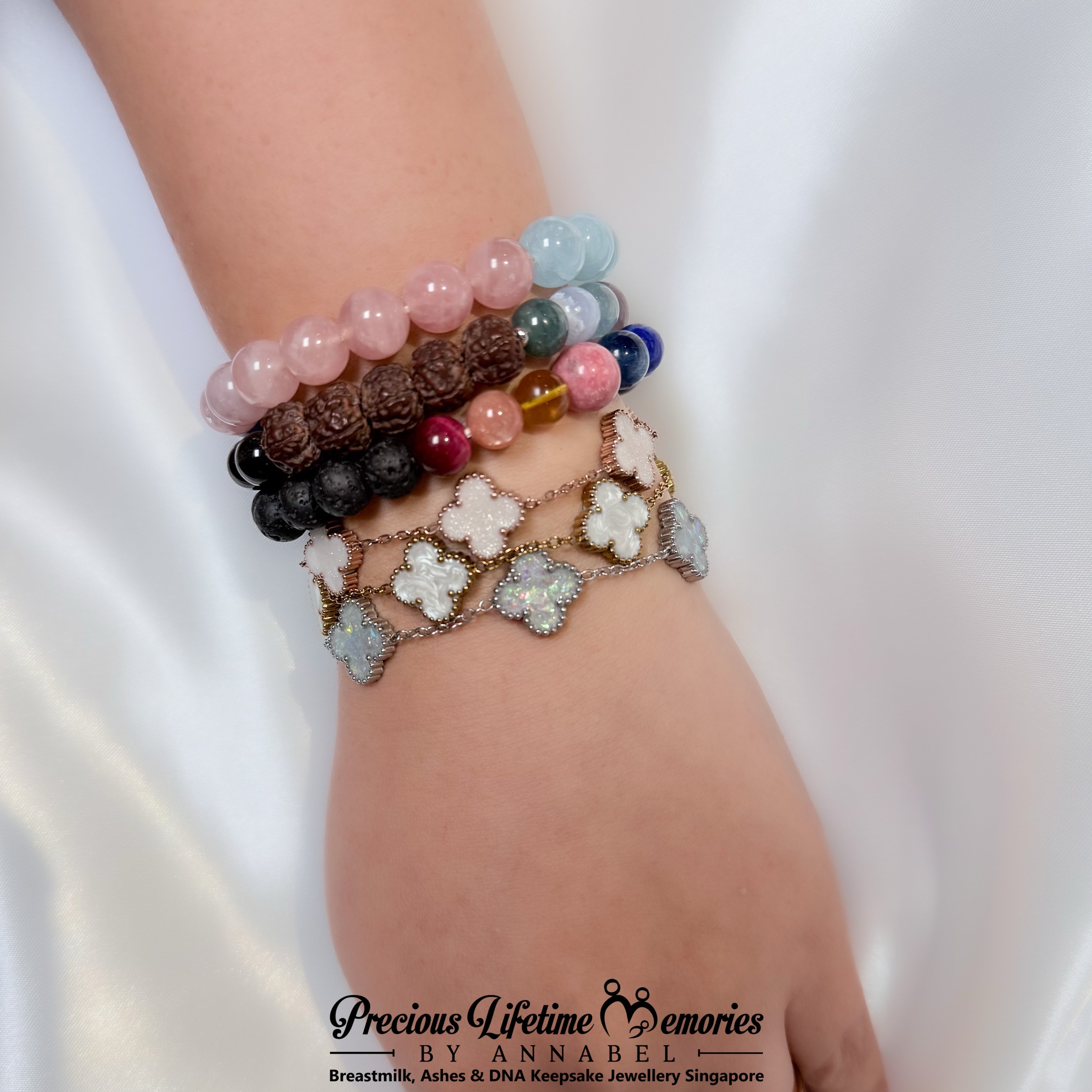 Within Clover Keepsake Bracelet