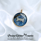 Pet Cremation Ash Bone of Love Pearl Effect Necklace (25mm)