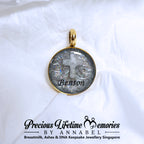 Cremation Petite Cross of Hope Pearl Effect Necklace (18mm)
