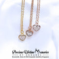 Cremation Classic Ashes Heart Pendant/Charm (10mm)