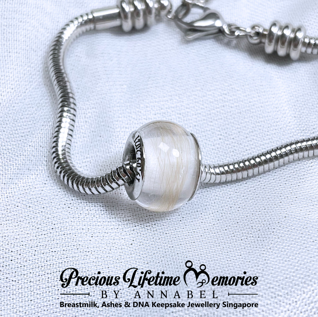 Animal Fur Pearl Glow European Bead Charm