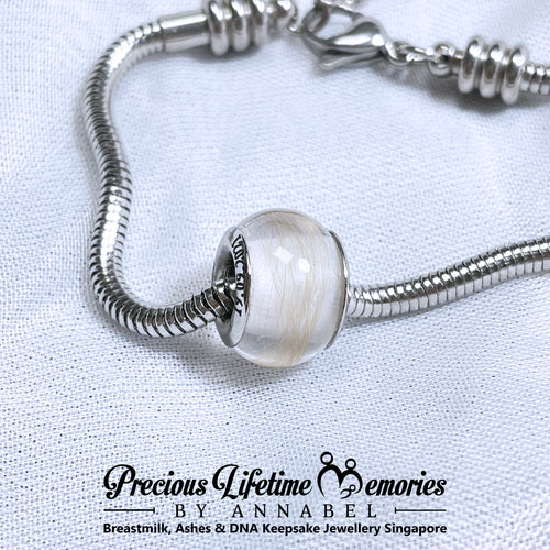 Animal Fur Pearl Glow European Bead Charm
