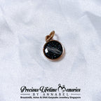 Memorial Pet Fur Glitter Keepsake Pendant (10mm)