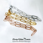 Berry Stardust Breastmilk Heart Eternal Link Bracelet (16mm)