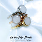 First Spark Breastmilk Keepsake Stainless Steel Ring (6mm)