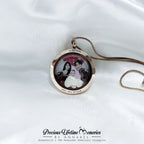 Photo Floating Hearts Glass Locket