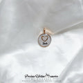 Heartling Line With Pearl Effect Pendant Necklace (18mm)