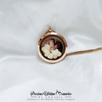Photo Floating Hearts Glass Locket