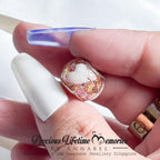 Champagne Blush Heart European Bead Charm
