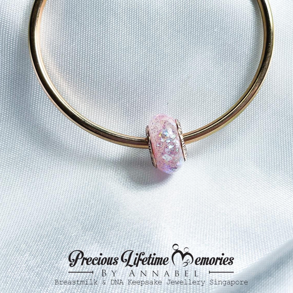 Berry Stardust Breastmilk European Bead Charm