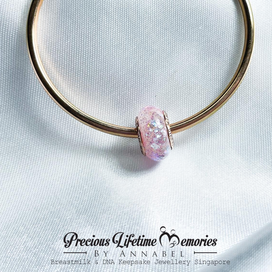 Berry Stardust Breastmilk European Bead Charm